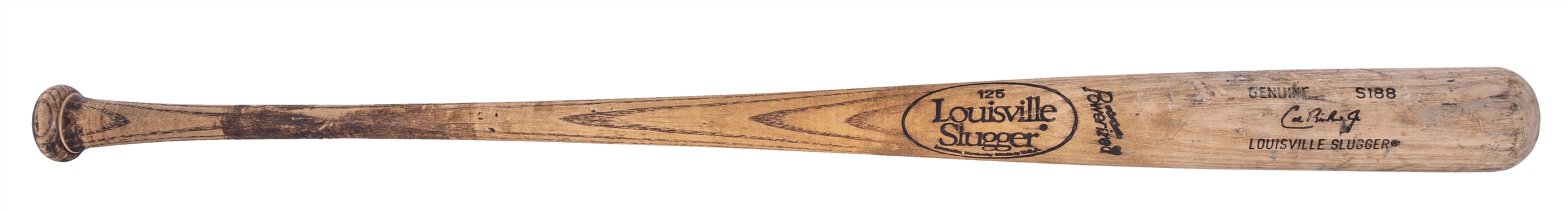 1990 Cal Ripken Jr Game Used Louisville Slugger S188 Model Bat (PSA/DNA GU 10)